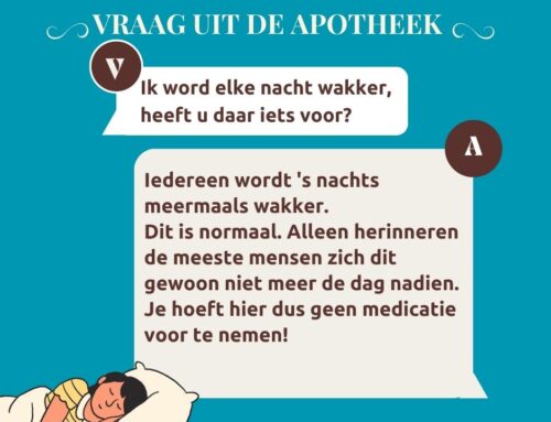 Vraag uit de apotheek: ’s nachts wakker worden